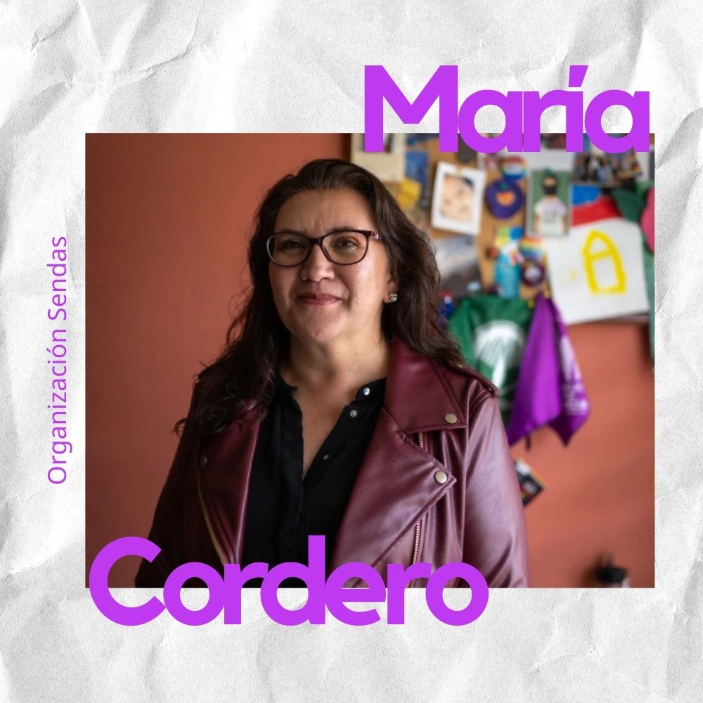 Organización SENDAS: María Isabel Cordero